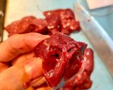 A picture of step 1 of Chicken liver pate.