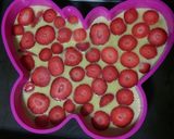 Foto del paso 4 de la receta Tarta de fresas y coco fresco con sirope natural