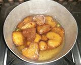 A picture of step 3 of Bread Jamun.