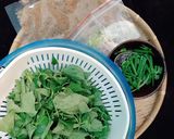 Hình bước làm 2 của món Canh cua rau đay