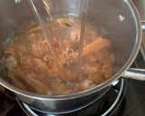 Foto del paso 8 de la receta: Cazuela de merluza y langostinos con su caldo