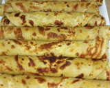 A picture of step 9 of Soft layered carrot chapatis.