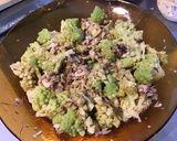 Une image de l'étape 11 de Salade tiède de chou romanesco au concombre et carpaccio de poulpe.