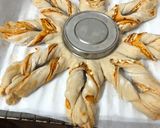 A picture of step 5 of Star Bread.