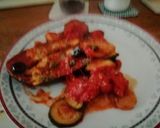 A picture of step 4 of Baked aubegine in sauce.