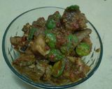 Foto langkah ke 4 dari resep Ayam bumbu kuning + pete.