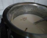 A picture of step 1 of Almond Kheer.