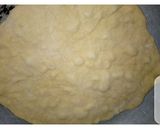 A picture of step 2 of Labenese shawarma bread.