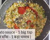 A picture of step 7 of Manchow soup.