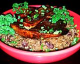 A picture of step 9 of Mike's Sinfully Sweet & Spicy Plantains Over Red Beans & Rice.
