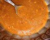 A picture of step 3 of Orange Sauce Spaghetti with chicken patty.