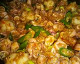 Foto langkah ke 7 dari resep Sambal asin cumi pedas.