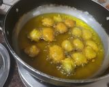 A picture of step 7 of मूंगदाल, बीटरूट कांजी बड़ा.