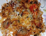 A picture of step 12 of Masala daar chicken biryani.