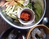 รูปขั้นตอนการทำที่ 1 ของ แกงส้มปลานิล/กุ้งสดใส่มะละกอ
