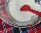 A picture of step 2 of Semolina Chocolate cake.