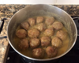 Foto del paso 18 de la receta: Albóndigas en salsa de almendras, sin gluten, sin lactosa