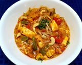 A picture of step 4 of Kadhai Paneer.
