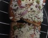 A picture of step 3 of Grilled bread pizza.