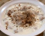 A picture of step 6 of Meethay Dahi bary.