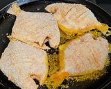 A picture of step 4 of Fish Rava Fry.