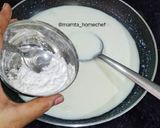 A picture of step 1 of SnowBall Sweet Milk Pudding.