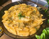A picture of step 4 of Desi Italian Fusion Pink Sauce Pasta With Makhni Gravy Flavours.