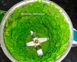 A picture of step 4 of Spinach Hummus.
