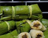 Gambar langkah 8 resipi Pulut Dakap Serunding Raya Left Over.