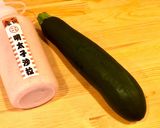 明太子烤櫛瓜的食譜步驟1照片