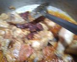 A picture of step 4 of Chicken pulao.