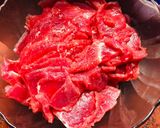 Hình bước làm 2 của món Bò xào khoai tây chiên