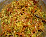 A picture of step 1 of Mix Vegetable Achaar.