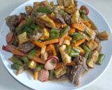 Foto langkah ke 4 dari resep Oseng-oseng Tetelan Campu-campur.