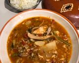 Foto del paso 2 de la receta: Sopa de Pollo Asado, Tomate y Cebada