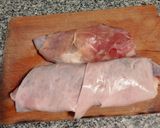 Foto del paso 1 de la receta: Pecetito de cerdo muy jugoso con papas picantes y salsa agridulce