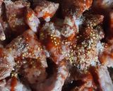 A picture of step 3 of Fried chilli chicken.