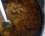 A picture of step 3 of Hyderabadi Lal murgh (Dum chicken).