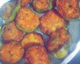 A picture of step 2 of Stuffed Capsicum Rings.