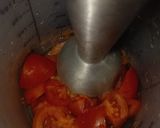 A picture of step 1 of Menemen Turkish Eggs.