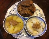 A picture of step 4 of California Farm Pork Loin Curry Dinner.