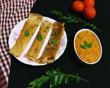 A picture of step 7 of Oats Dosa.
