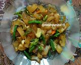 Foto langkah ke 3 dari resep Oseng kikil cabe ijo.