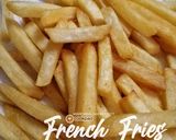 Gambar langkah 2 resipi French Fries.