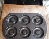 A picture of step 1 of Baked Red Velvet Donuts.