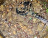 A picture of step 12 of Bombay Style Chickpea Batata.