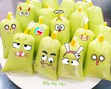 Hình bước làm 6 của món Kem túi bơ sữa chua trái cây