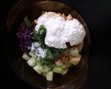 A picture of step 2 of Potato Yogurt Salad.