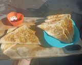 Foto langkah ke 3 dari resep Garlic Bread Roti Tawar (teflon).