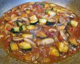 Foto del passaggio 1 della ricetta Crespella al prezzemolo,con cuore di champignon e zucchine